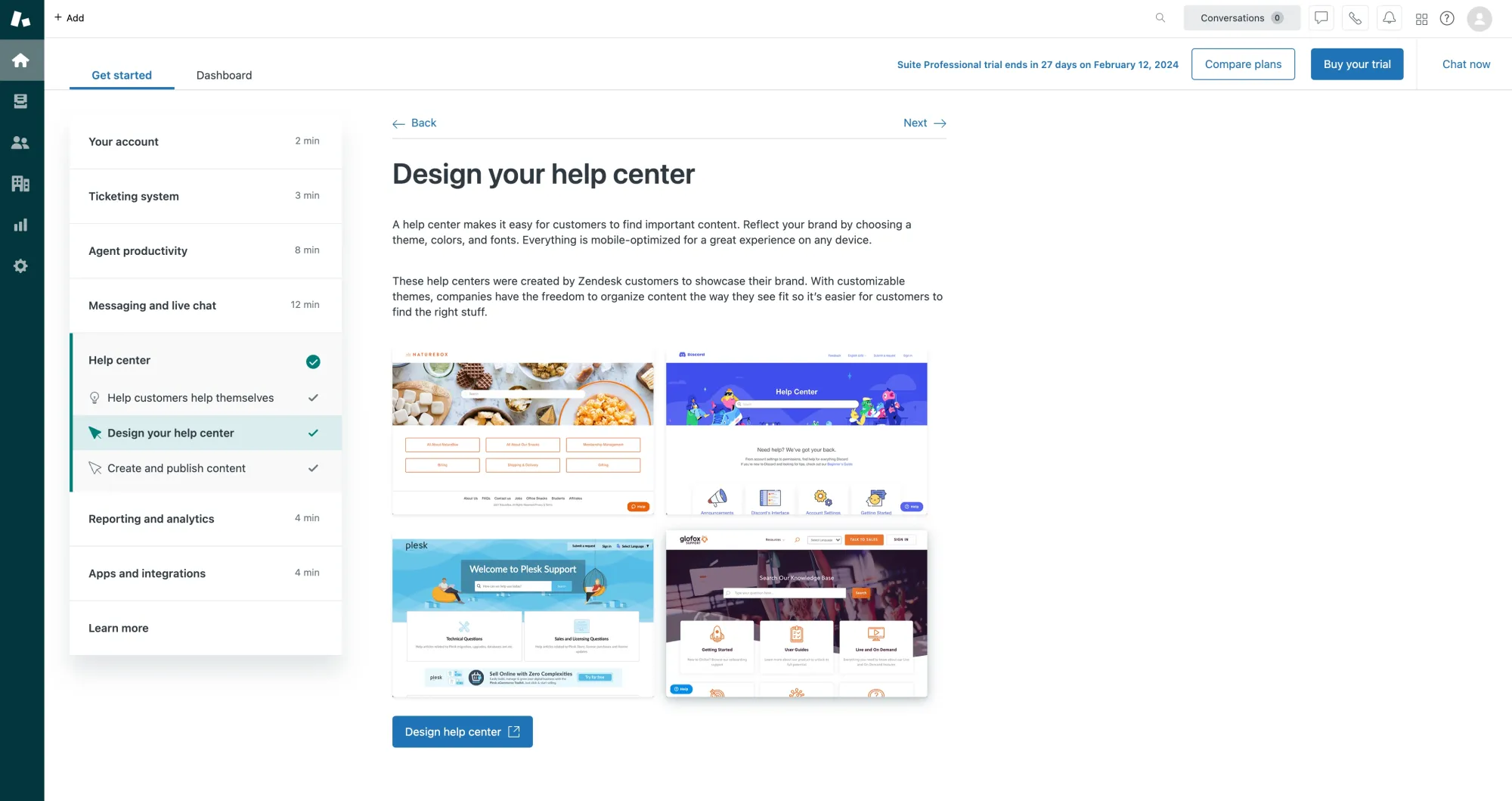 build shopify help center with zendesk