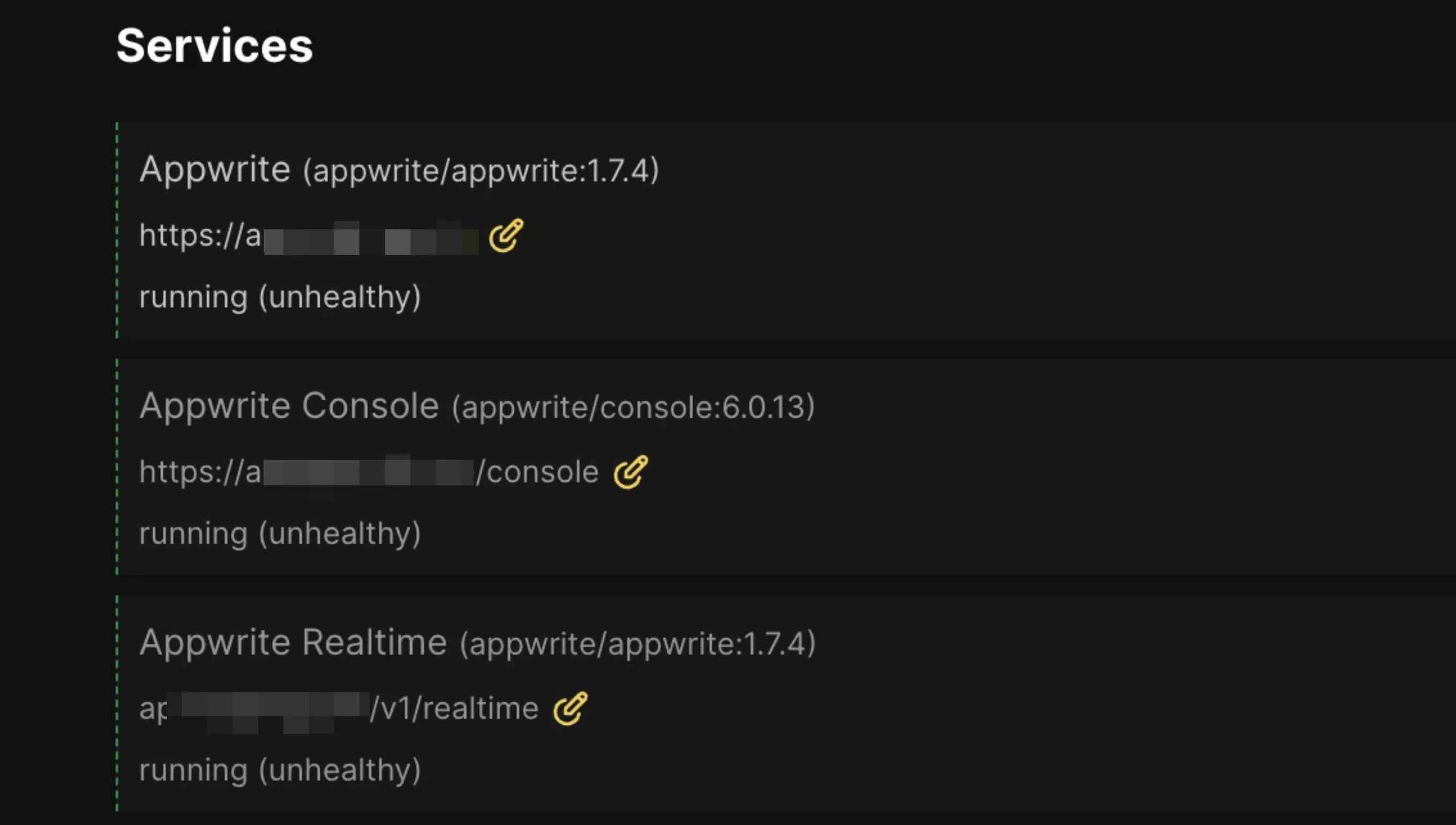 AppWrite Services