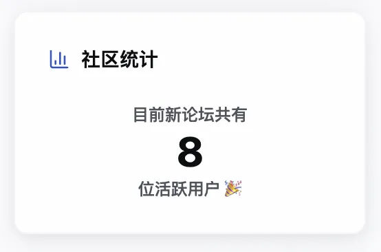 社区统计