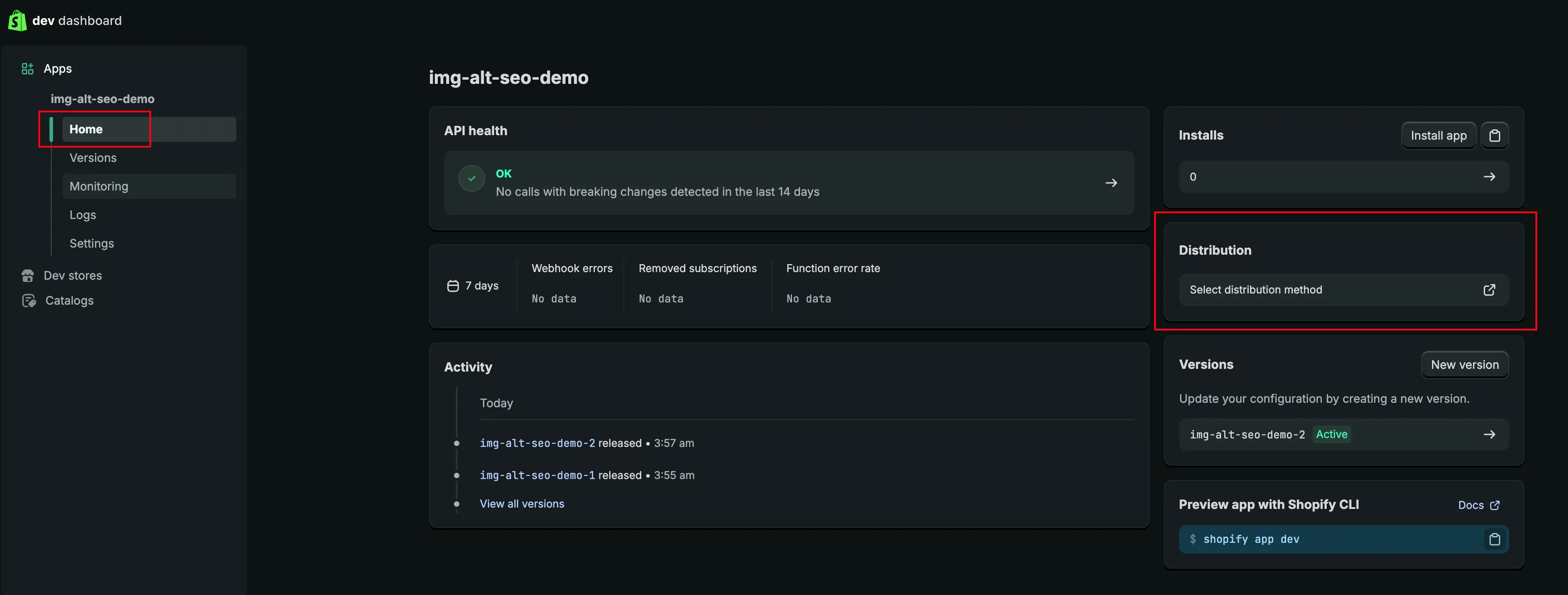 select-distribution-method